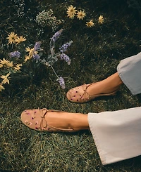 Aldo Women's Joselie Bow-Trim Ballerina Flats