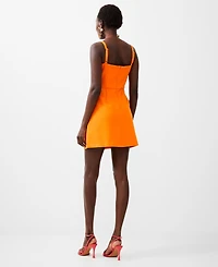 French Connection Women's Whisper Crossover Mini Dress