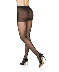 MeMoi Women's Control Top Pantyhose with Backseam Cuban Heels Mm-618