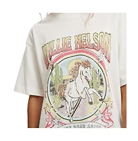 Cotton On Women's The Lcn Music Boxy Graphic Tee