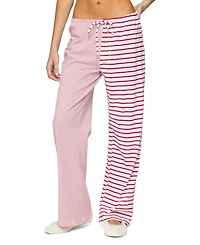 Edikted Women's Laken Mixed Striped Pants