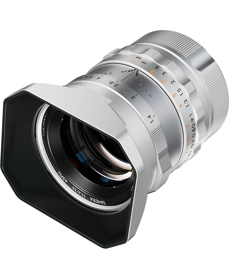 Thypoch Thypoch Full-frame Photography Lens Simera 35mm f1.4 for Leica M Mount -- Sliver