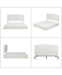Modern Justus Upholstered Platform Bed-qb