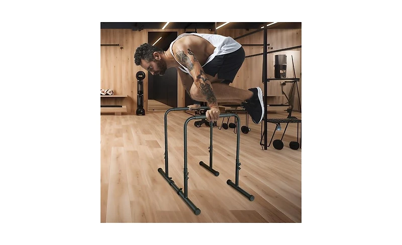 Power Tower Pull Up Rod Stand – Adjustable Height, Detachable Bench, Multi-Functional Fitness Training Equipment for Home Gym