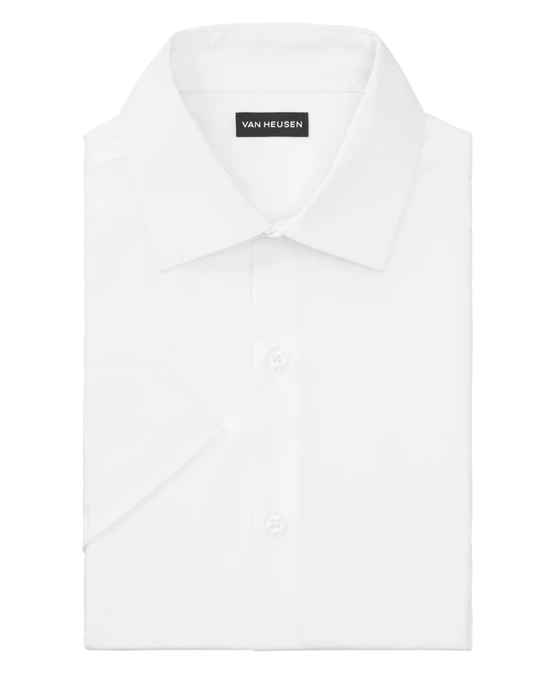 Van Heusen Men's Slim Fit Short Sleeve Dress Shirt