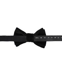 Trafalgar Men's Poirot Velvet Solid Colored Bow Tie