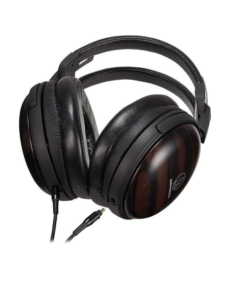 Audio-Technica Ath-awkt Over-Ear Headphones with Kokutan (Striped Ebony)