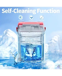 Antarctic Star Nugget Countertop Ice Maker with Soft Chewable