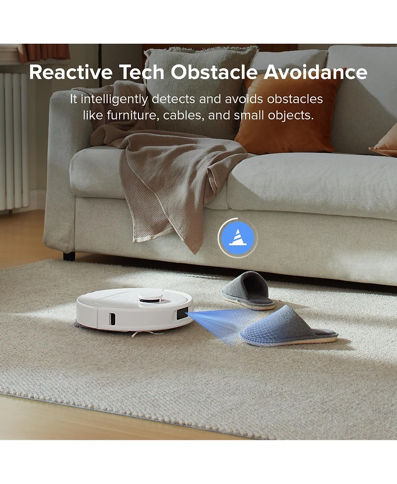 Roborock Qr 798 Robot Vacuum and Mop – Building on Qrevo Pro, Featuring 10,000 Pa Suction, Sgs Certified 0% Hair Tangling Side Brush, Self-Empt
