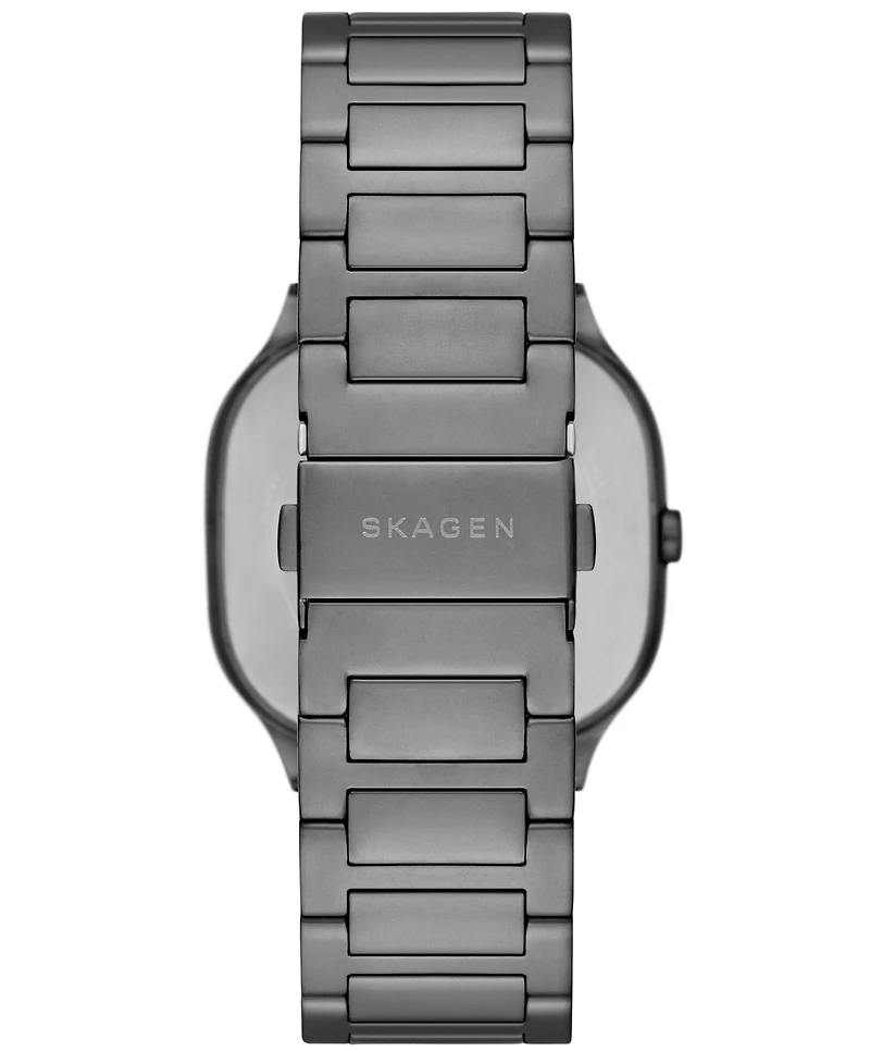 Skagen Men's Mellem Quartz Three-Hand Gray Stainless Steel Watch, 40mm