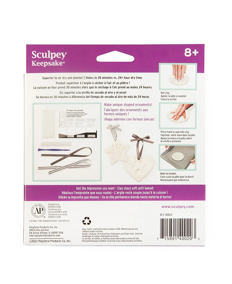Sculpey Keepsake: Impression Ornament