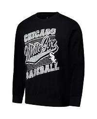Stitches Men's Black Chicago White Sox Pullover Sweatshirt