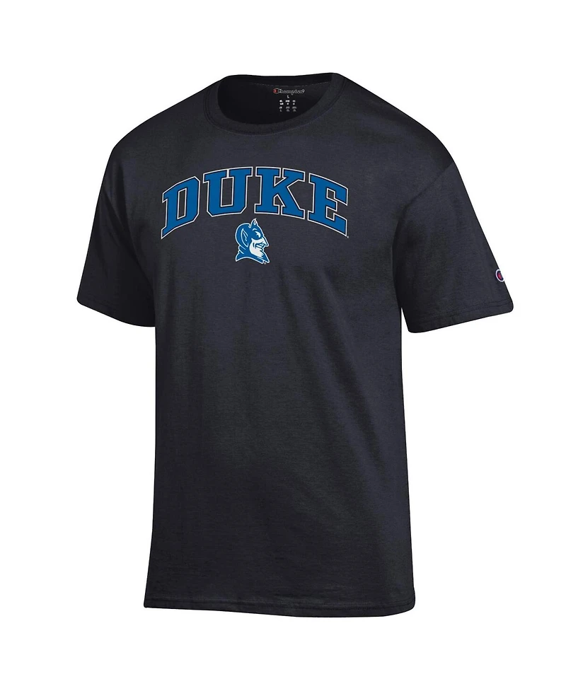 Champion Men's Black Duke Blue Devils Arched Logo T-Shirt