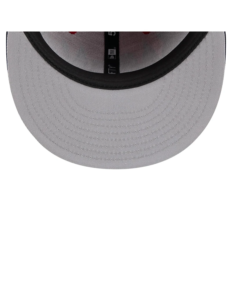 New Era Men's Red/Navy St. Louis Cardinals Retro Pattern 59FIFTY Fitted Hat