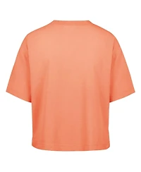 '47 Brand Women's Orange Miami Dolphins Florentina Montauk Cropped T-Shirt