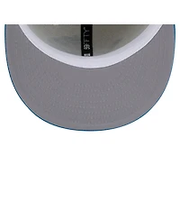 New Era Men's White/Blue Detroit Lions Main 59FIFTY Fitted Hat