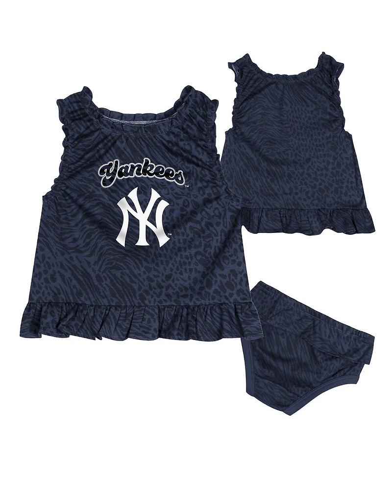 Outerstuff Infant Navy New York Yankees Playground Dress Bloomers Set