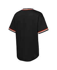 Outerstuff Big Boys and Girls Black Baltimore Orioles Relief Pitcher V-Neck T-Shirt