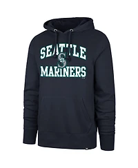'47 Brand Men's Navy Seattle Mariners Velocity Headline Pullover Hoodie