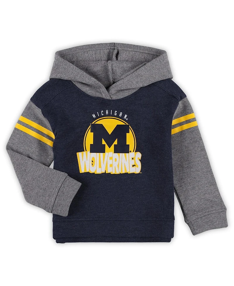 Outerstuff Girls Toddler Michigan Wolverines Clubhouse Pullover Hoodie and Legging Set