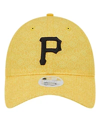 New Era Women's Men's Gold Pittsburgh Pirates Don't Worry 9TWENTY Adjustable Hat