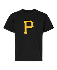 Soft as a Grape Big Boys and Girls Black/Gray Pittsburgh Pirates T-Shirt, Set of 2