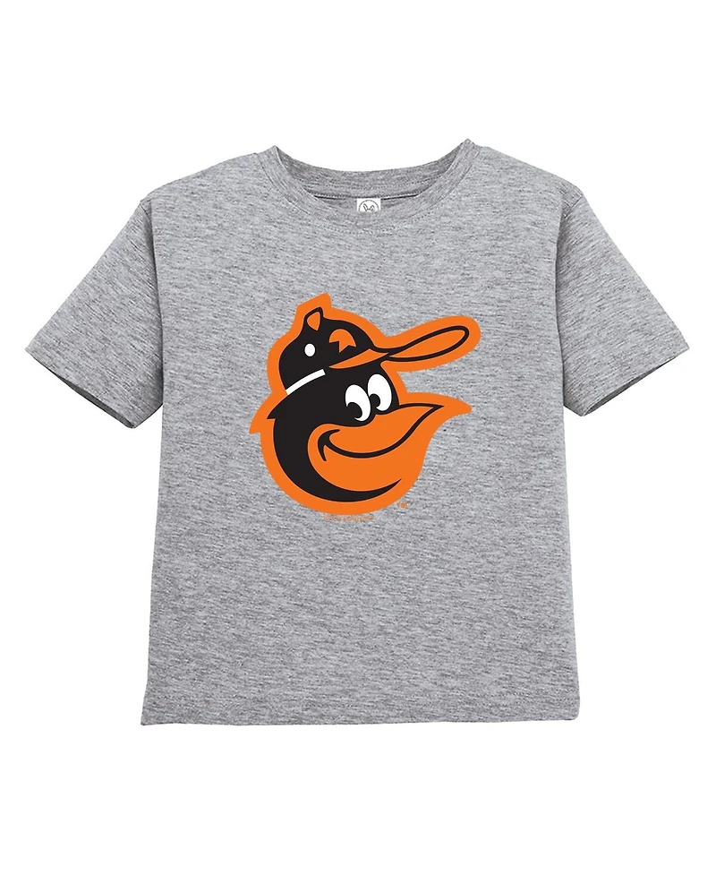 Soft as a Grape Toddler Black/Gray Baltimore Orioles Cooperstown Collection T-Shirt, Set of 2