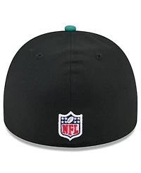 New Era Men's Black/Green York Jets 2025 Nfl Draft On Stage A-Frame 59FIFTY Fitted Hat