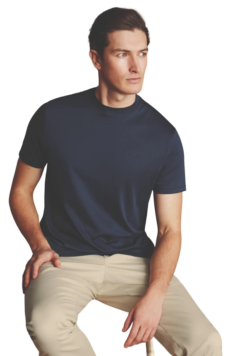 Charles Tyrwhitt Men's Cotton Jersey Short Sleeve Tyrwhitt Tee