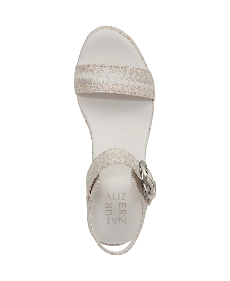 Naturalizer Women's Stella Open Round Toe Wedge Sandals