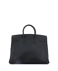 Pre-Owned Hermes Birkin 35 Handbag Ardennes with Gold Hardware