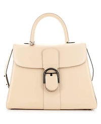Pre-Owned Delvaux Gm Brillant Top Handle Bag Leather