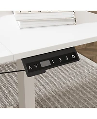 63 in. Width L-Shape Black Wooden 3-Drawer Computer Desk with Adjustable Height, Open Shelves & A Door Storage Cabinet