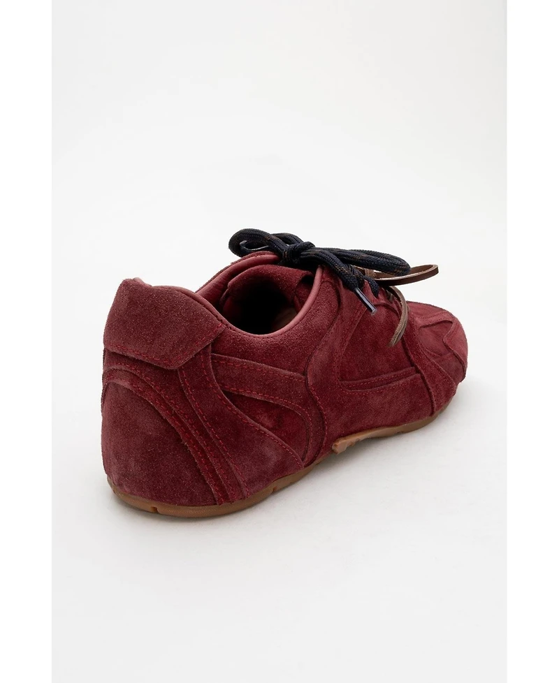 Selena Suede Leather Sneakers (Women)