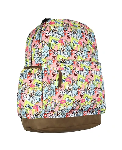 Spongebob SquarePants Backpack Patrick Squidward Character Collage Tech Laptop Sleeve Book Bag