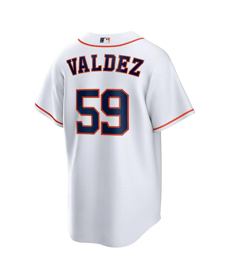 Nike Men's Framber Valdez White Houston Astros Home Replica Jersey