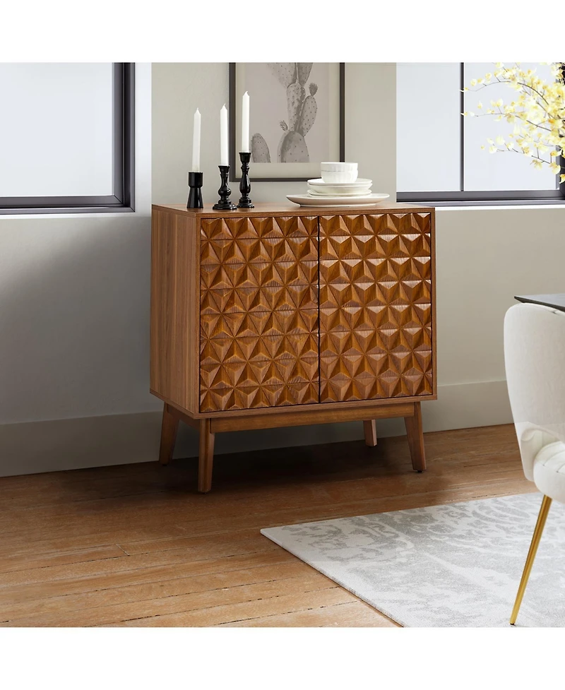 Arvid 30"Tall 2-Door Accent Cabinet
