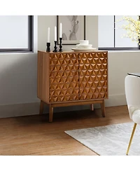 Arvid 30"Tall 2-Door Accent Cabinet