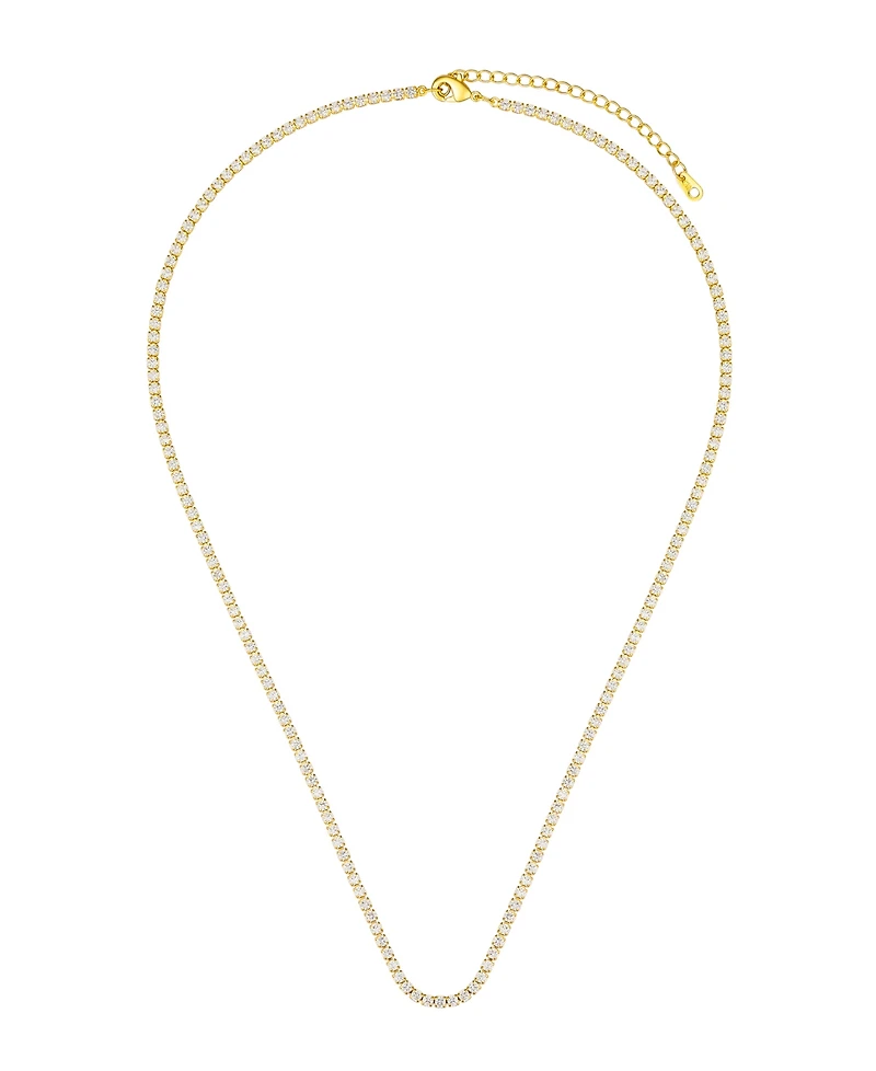 Unwritten Cubic Zirconia Bow Layered Necklace Set
