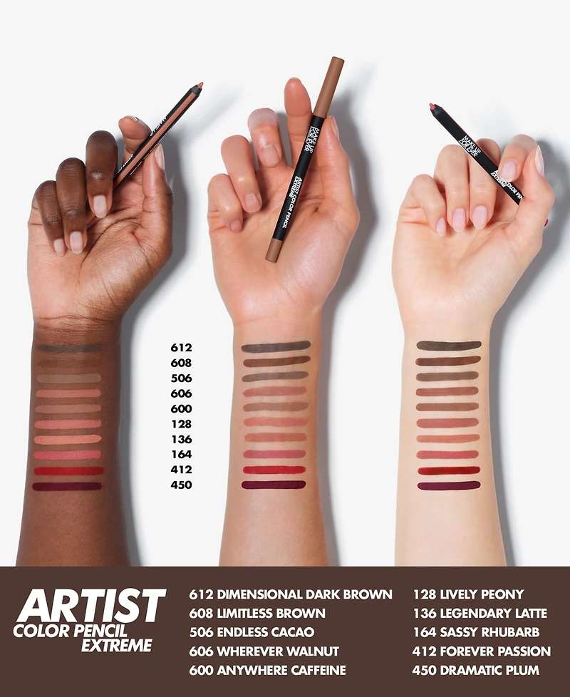 Make Up For Ever Artist Color Pencil Extreme Waterproof Lip Liner, 0.04 oz.