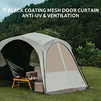 Naturehike Cloud Boundar Tent Door Curtain, Sun Shelter Accessory, Windproof & Privacy Screen for Camping Canopy Tent