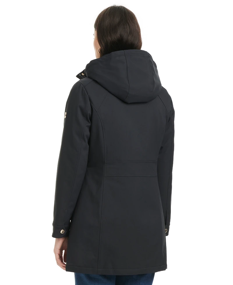 Jones New York Women's Hooded Softshell Coat