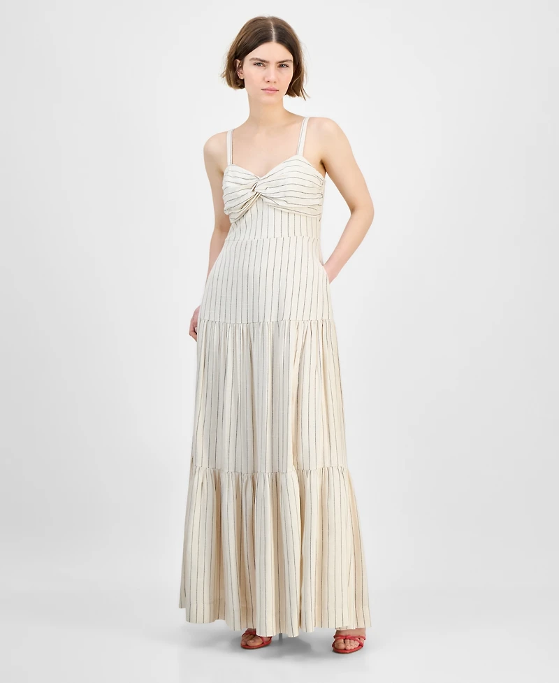 Taylor Women's Sweetheart-Neck Fit & Flare Maxi Dress