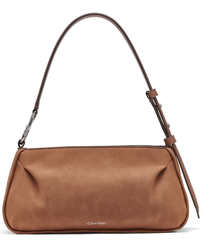 Calvin Klein Tina Suede Small Shoulder Bag