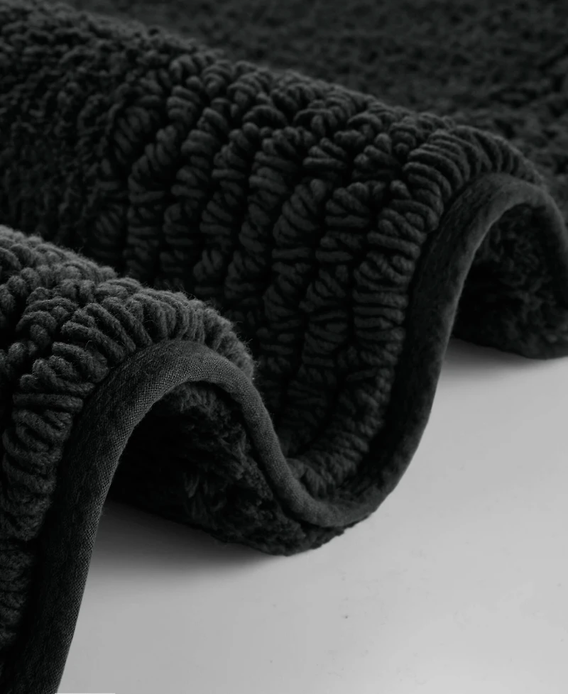 Madison Park Signature Splendor Reversible Tufted Cotton Bath Rug