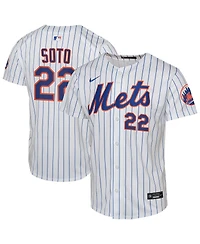 Nike Big Boys and Girls Juan Soto White New York Mets Home Limited Player Jersey