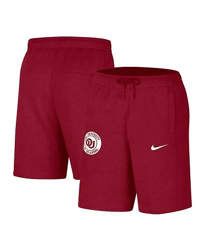 Nike Men's Crimson Oklahoma Sooners Logo Shorts