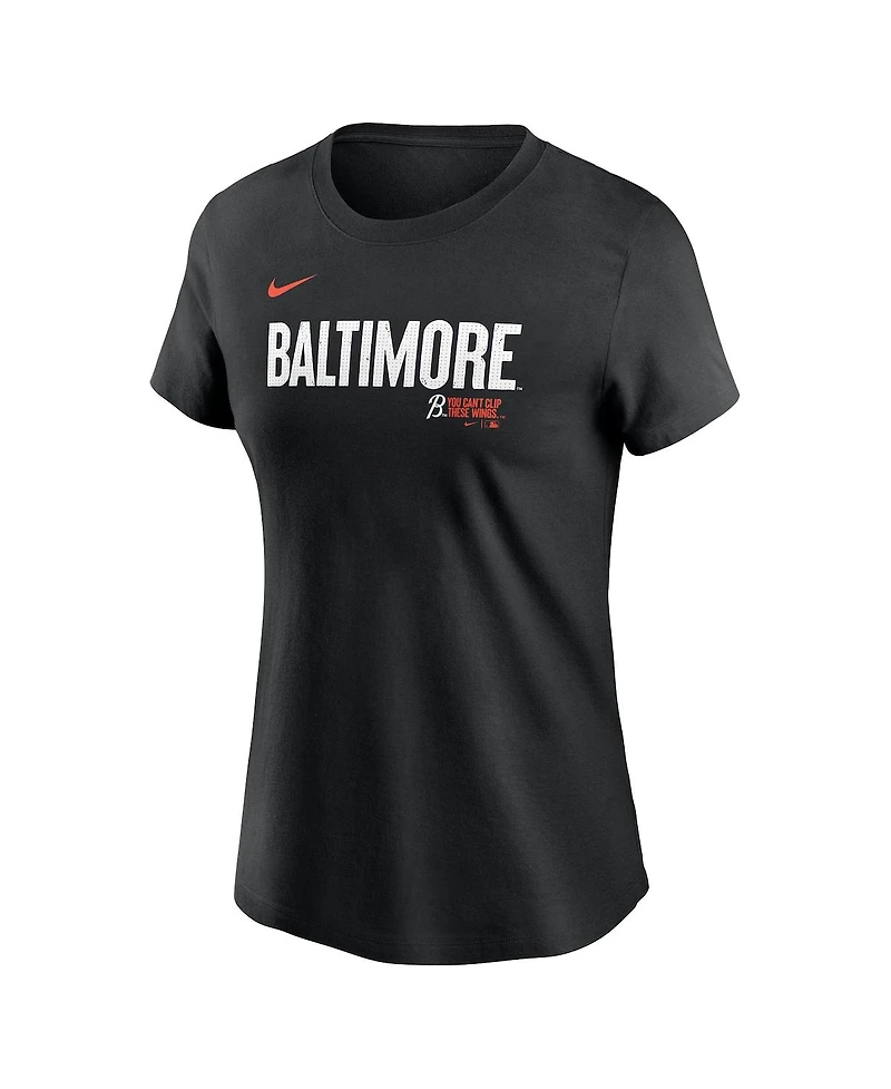 Nike Women's Adley Rutschman Black Baltimore Orioles City Connect Fuse Name Number T-Shirt