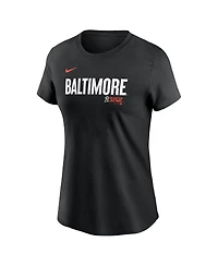 Nike Women's Adley Rutschman Black Baltimore Orioles City Connect Fuse Name Number T-Shirt