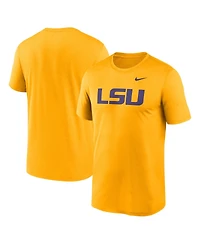 Nike Men's Gold Lsu Tigers Primetime Legend Logo T-Shirt